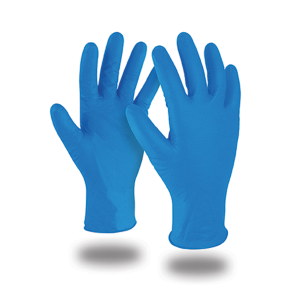 GANTS NITRILE BLEU (100 PCS) - KAPRIOL