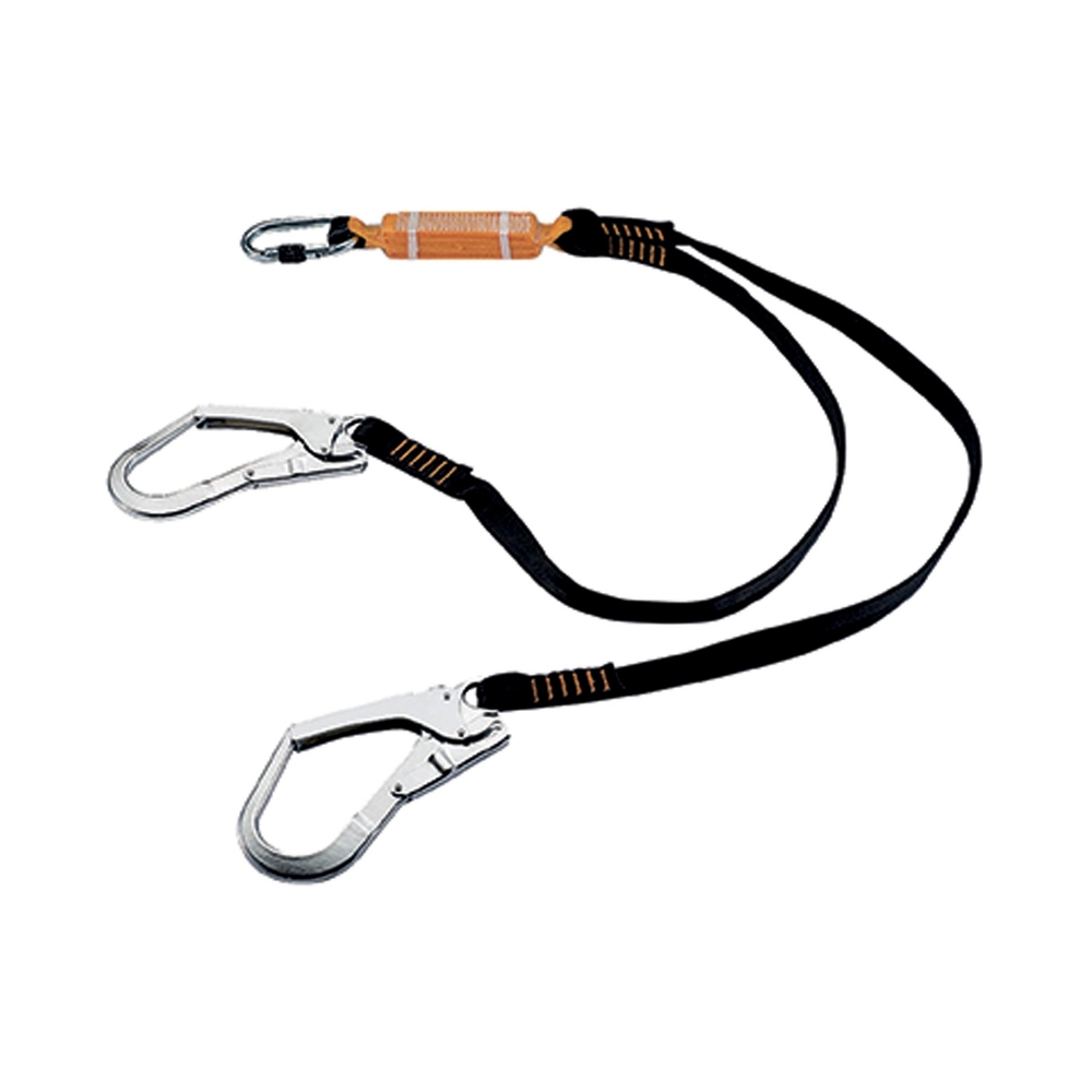 LONGE DOUBLE ANTICHUTE 2 CONNECTEURS - KAPRIOL - 27906