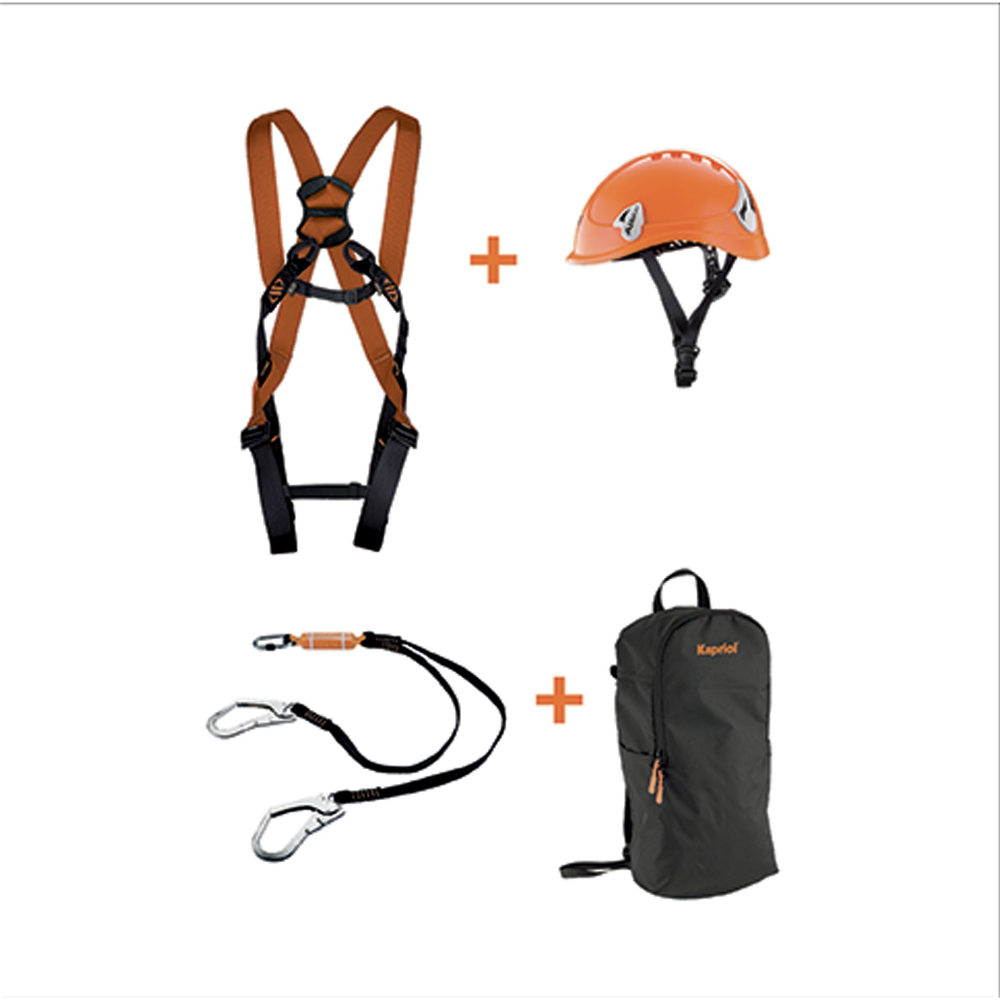 KIT ANTICHUTE AVEC LONGE DOUBLE - KAPRIOL - 27938