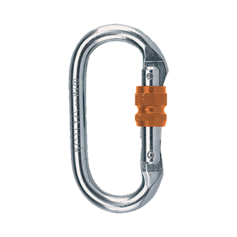 MOUSQUETON OVAL ALUMINIUM 1/4 DE TOUR 23Kn/18 mm - KAPRIOL - 27945