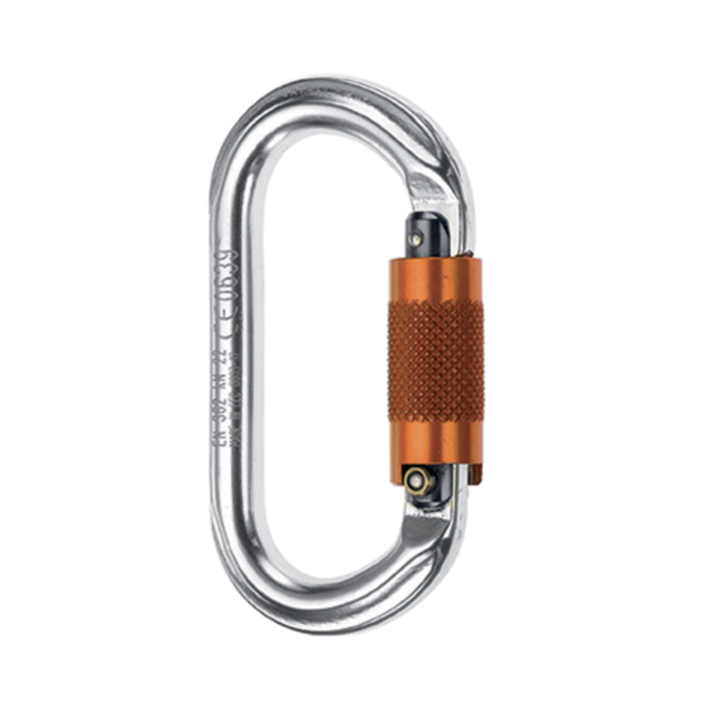 MOUSQUETON OVAL ALUMINIUM 24kN/21mm - KAPRIOL - 27990