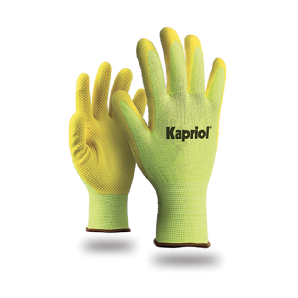 GANTS POWER GRIP JAUNE - KAPRIOL