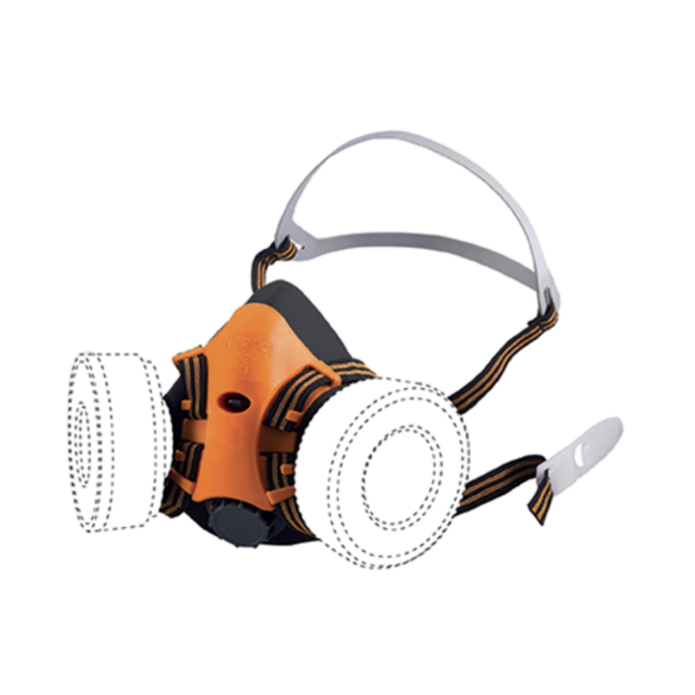 DEMI MASQUE TWIN FLY AVEC FILTRES ABEK1P3 R - KAPRIOL - 31279
