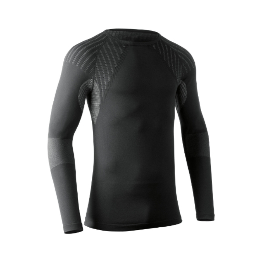 PULL A COL ROULE THERMIQUE NOIR - KAPRIOL