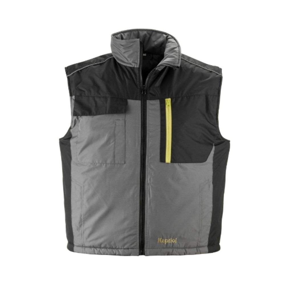 GILET SMART WORK GRIS/NOIR - KAPRIOL