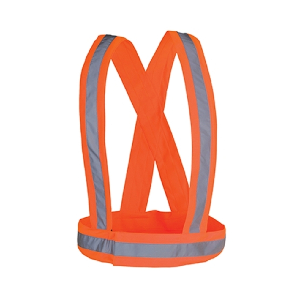 BRETELLES BANDES REFLECHISSANTES ORANGE - KAPRIOL - 32205