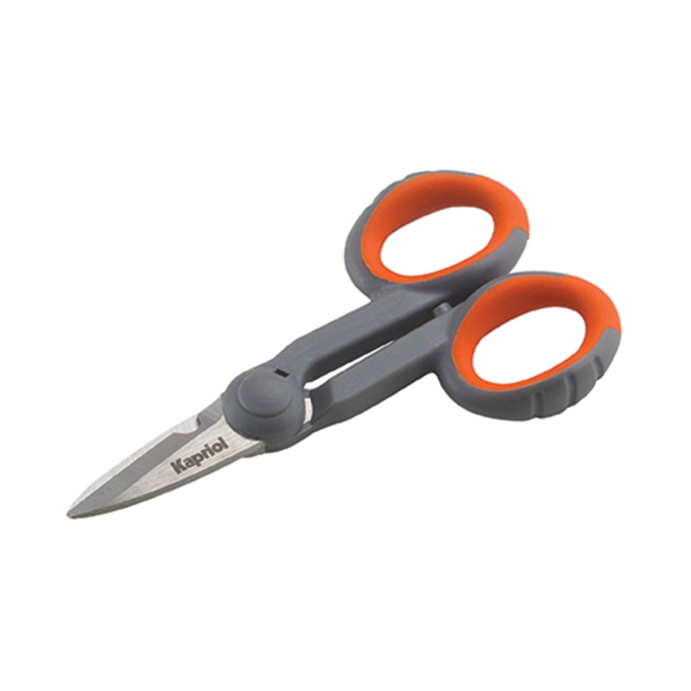 Ciseaux d'électricien en acier inoxydable 140mm - KAPRIOL - 33555