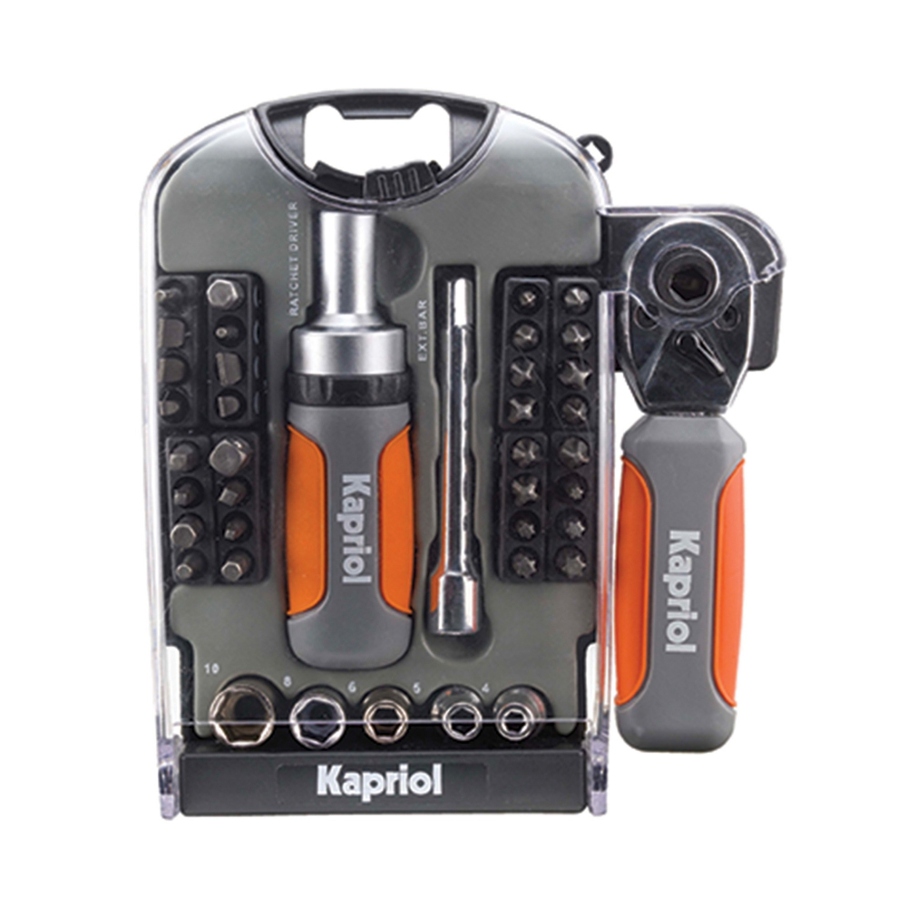 LOT DE 40 MINI-OUTILS AVEC INSERTS - KAPRIOL - 33558