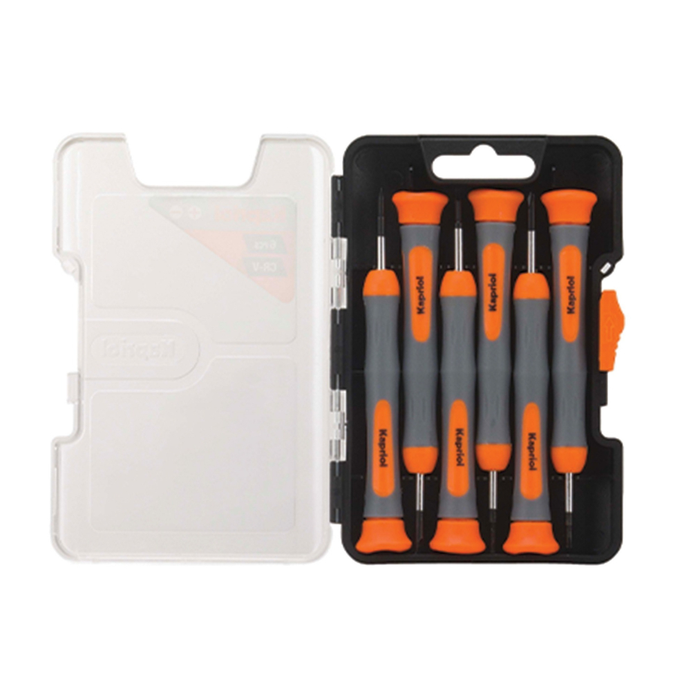 JEU DE 6 MNI TOURNEVIS DE PRECISION - KAPRIOL - 33569