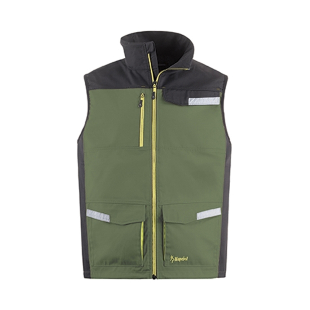 GILET KAVIR VERT OLIVE/NOIR - KAPRIOL