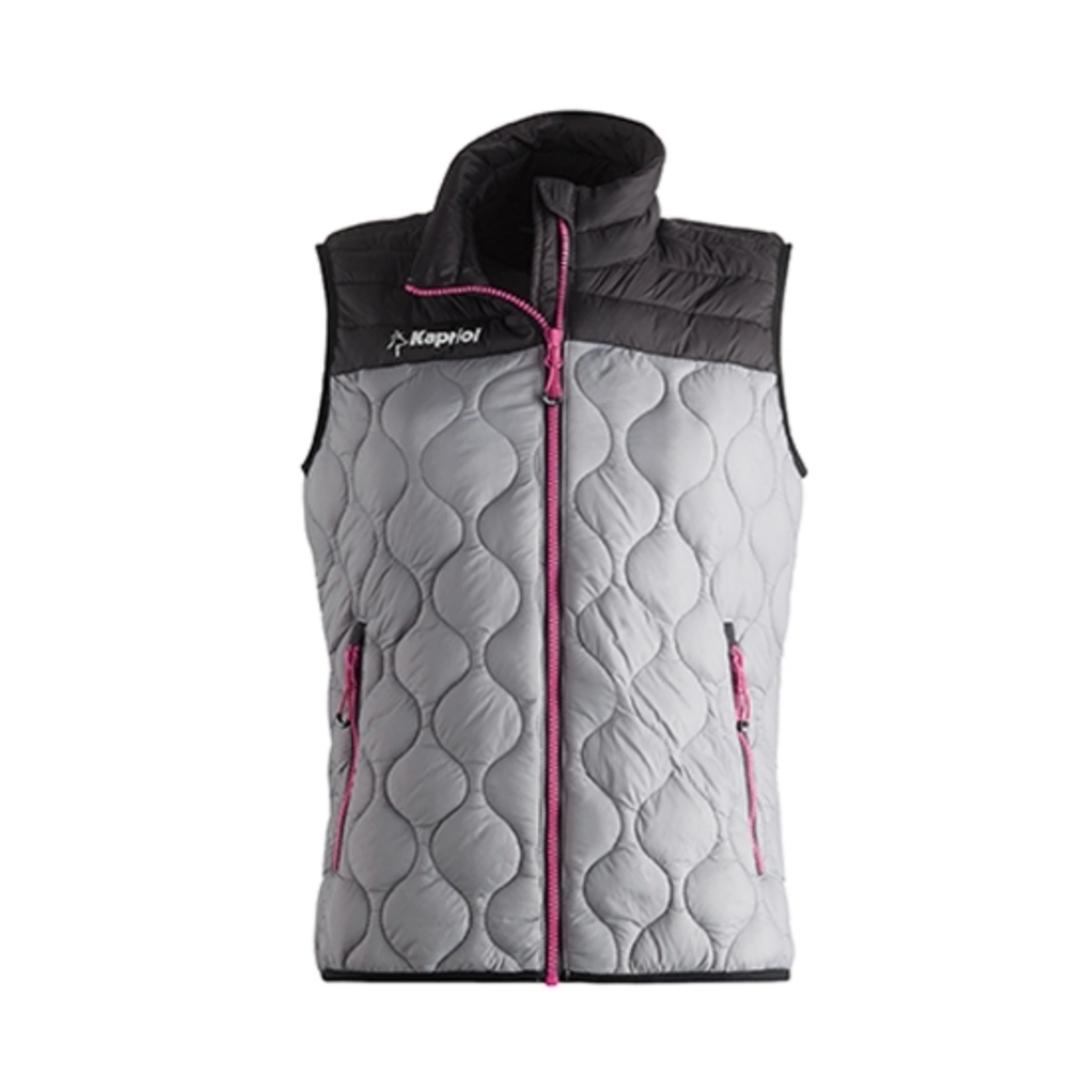 GILET THERMIC FEMME GRIS CLAIR - KAPRIOL