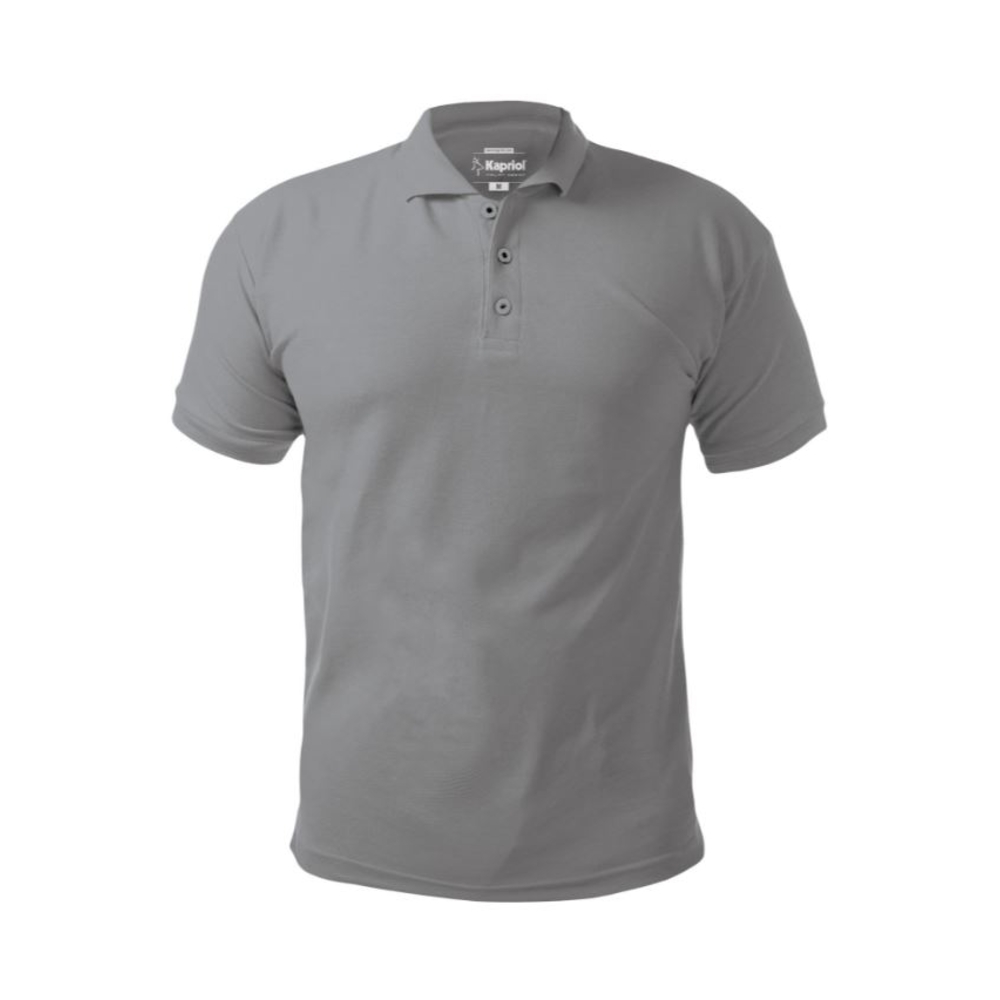 POLO MANCHE COURTE GRIS - KAPRIOL