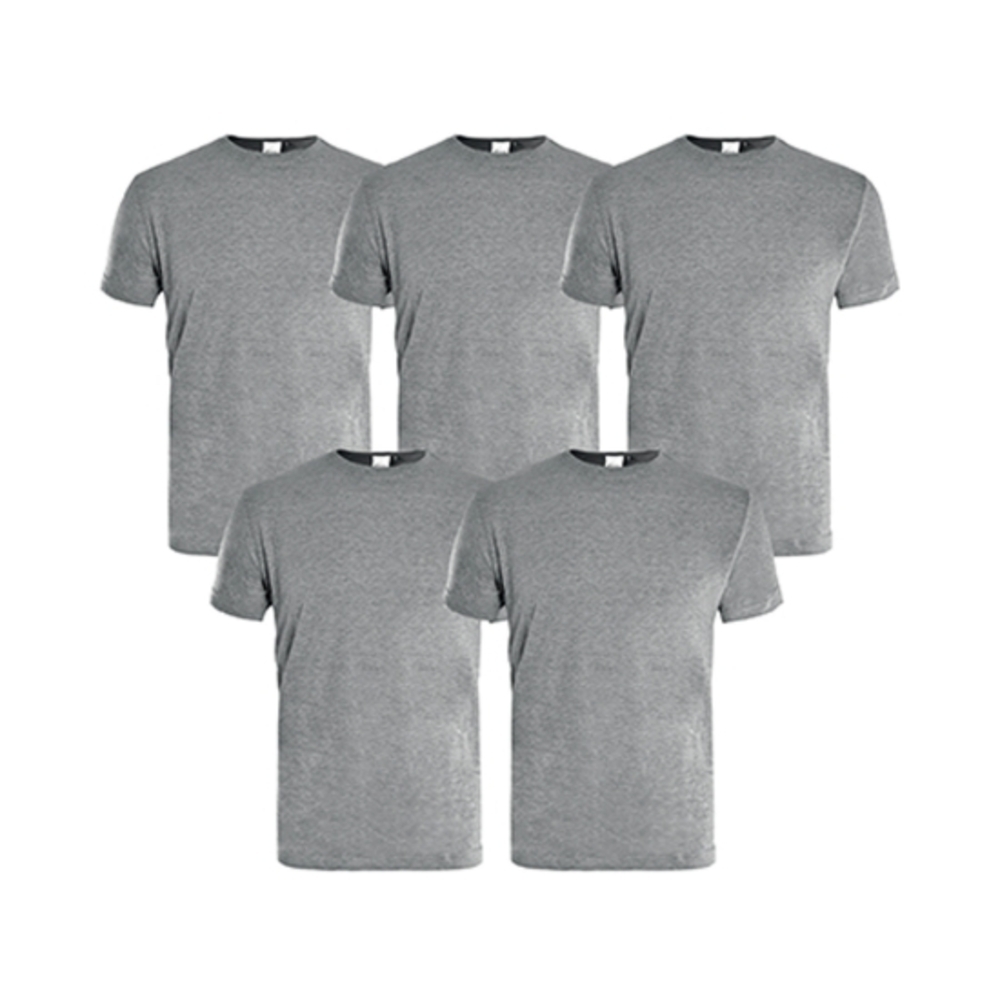LOT DE 5 T-SHIRT GRIS - KAPRIOL