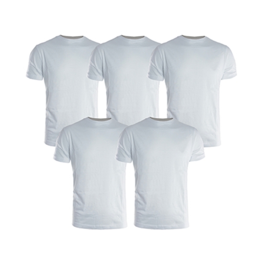 LOT DE 5 T-SHIRT BLANC - KAPRIOL