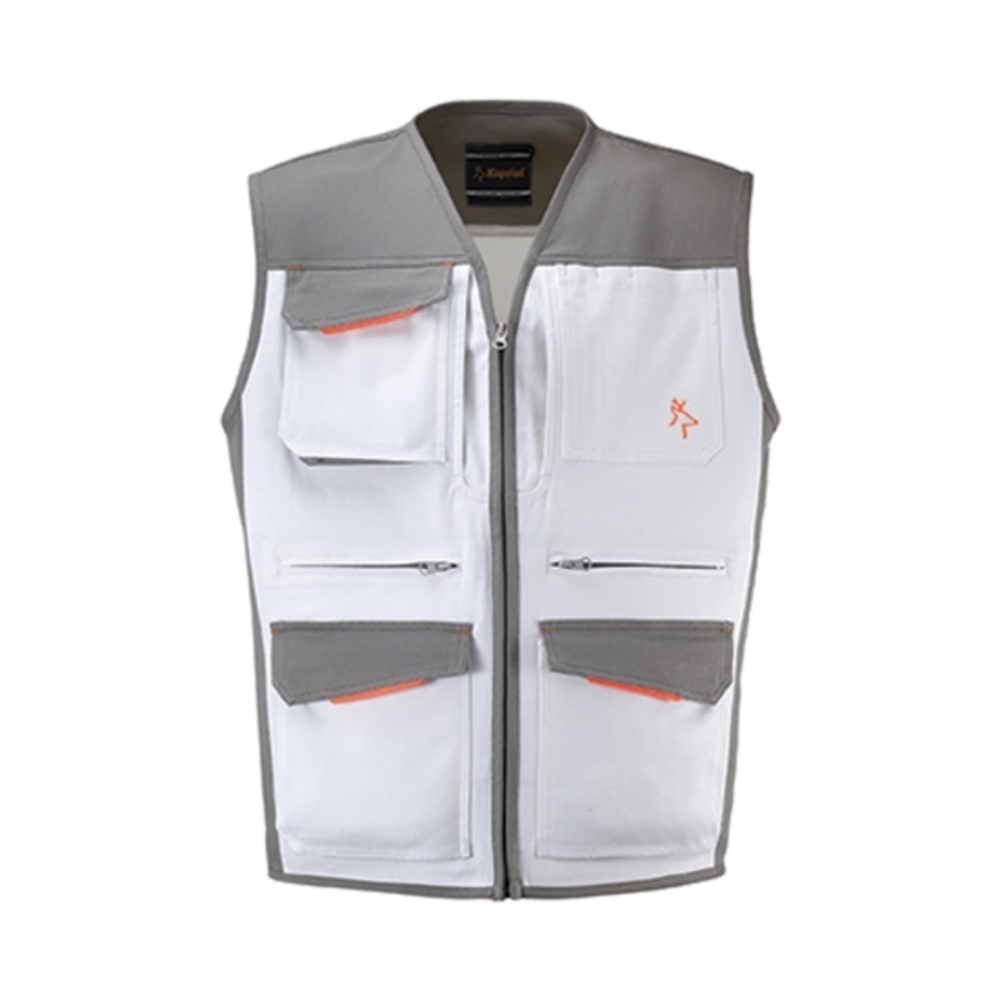 GILET PAINT INDUSTRY BLANC - KAPRIOL
