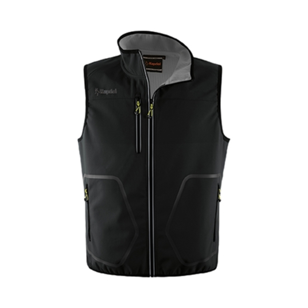 GILET TECH NOIR/ARGENT - KAPRIOL