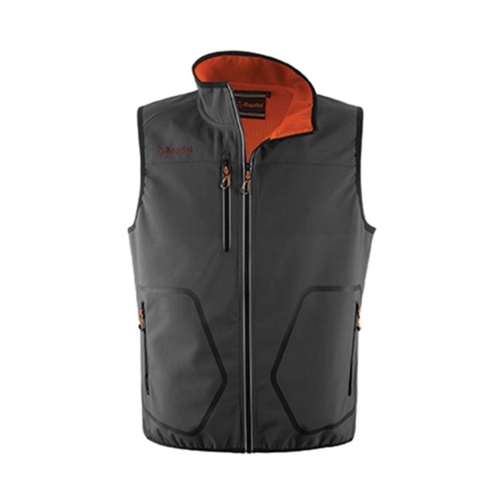 GILET TECH GRIS/ORANGE - KAPRIOL