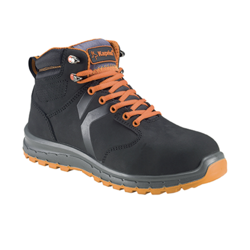 CHAUSSURES SPENCER HAUTES NOIR/ORANGE S3L SR FO ESD - KAPRIOL