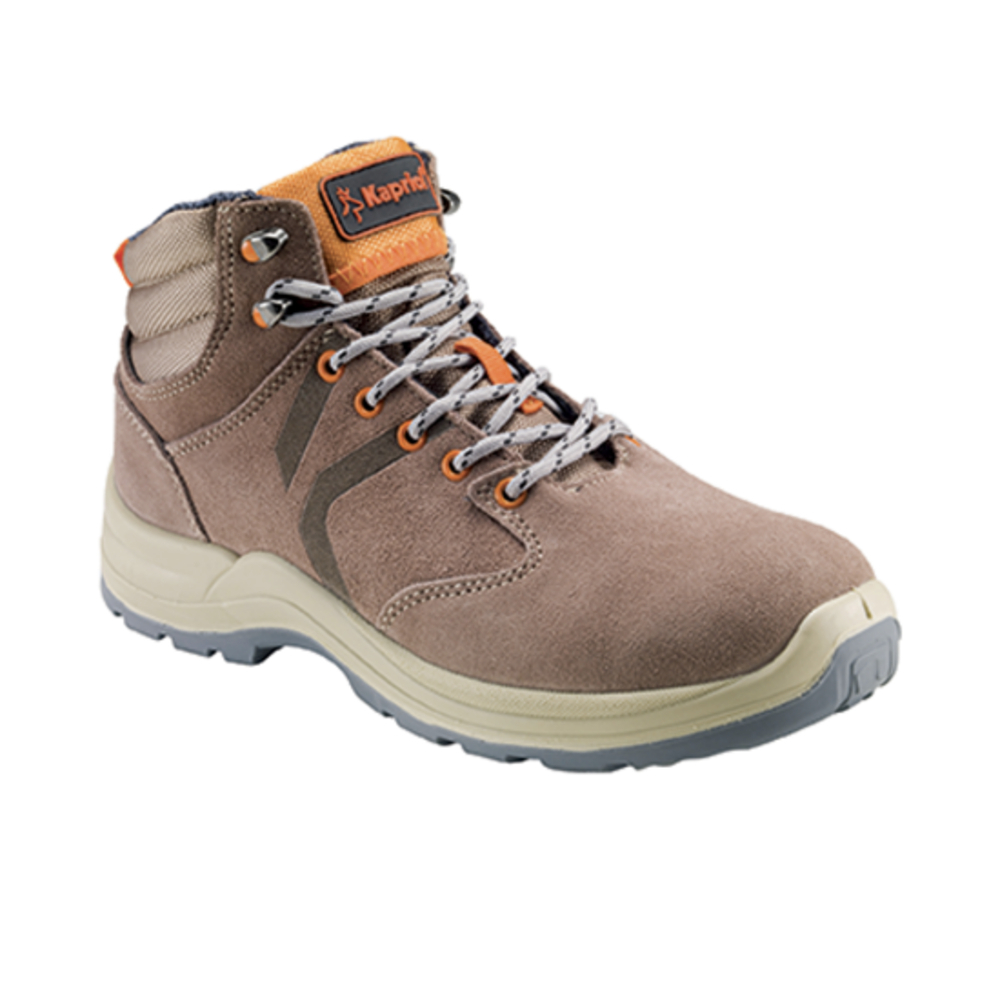 CHAUSSURES HURRICANE HAUTES MARRON/ORANGE S3 SRC - KAPRIOL