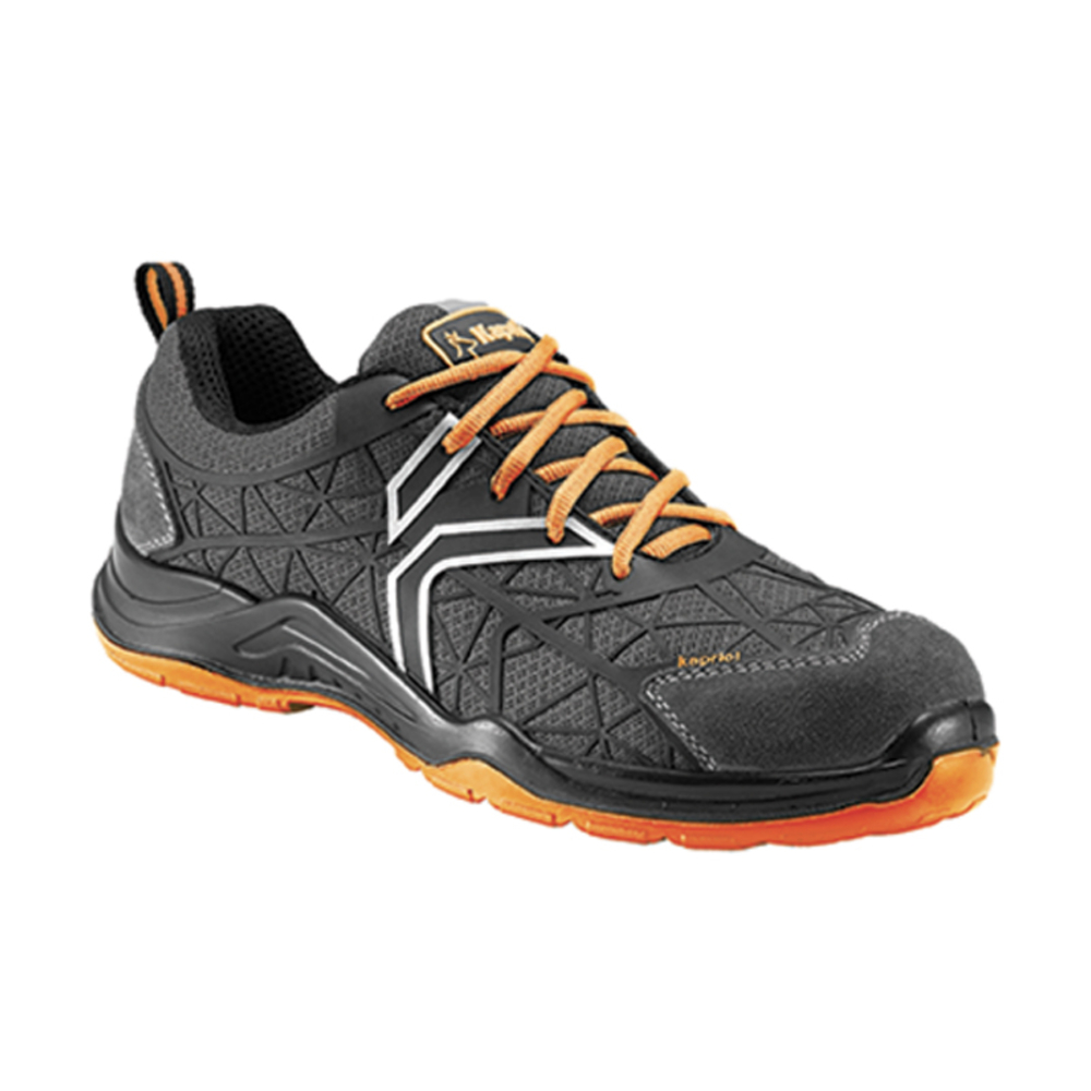 CHAUSSURES BASSES SPIDER NOIR/ORANGE S1 - KAPRIOL