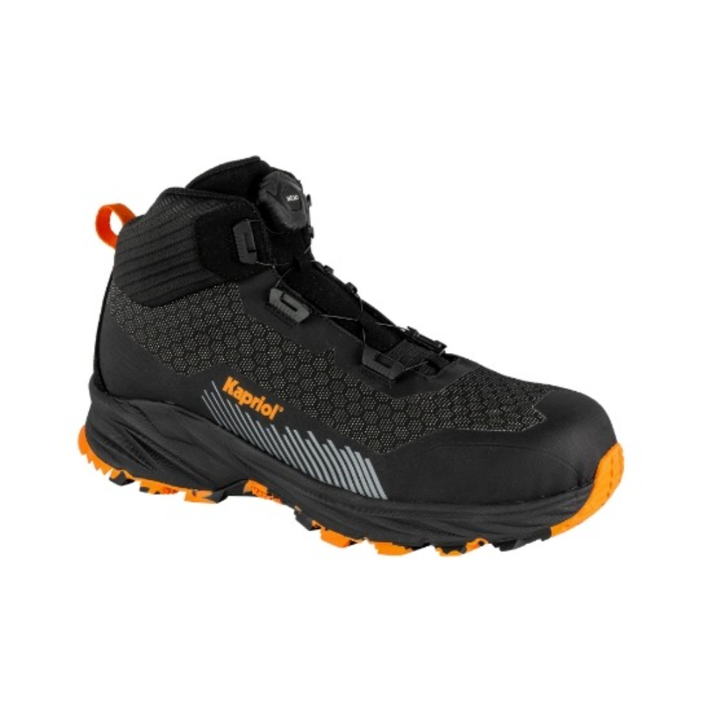 Chaussures de sécurité Dune Rock Black hautes noires S3S FO SR HRO - KAPRIOM