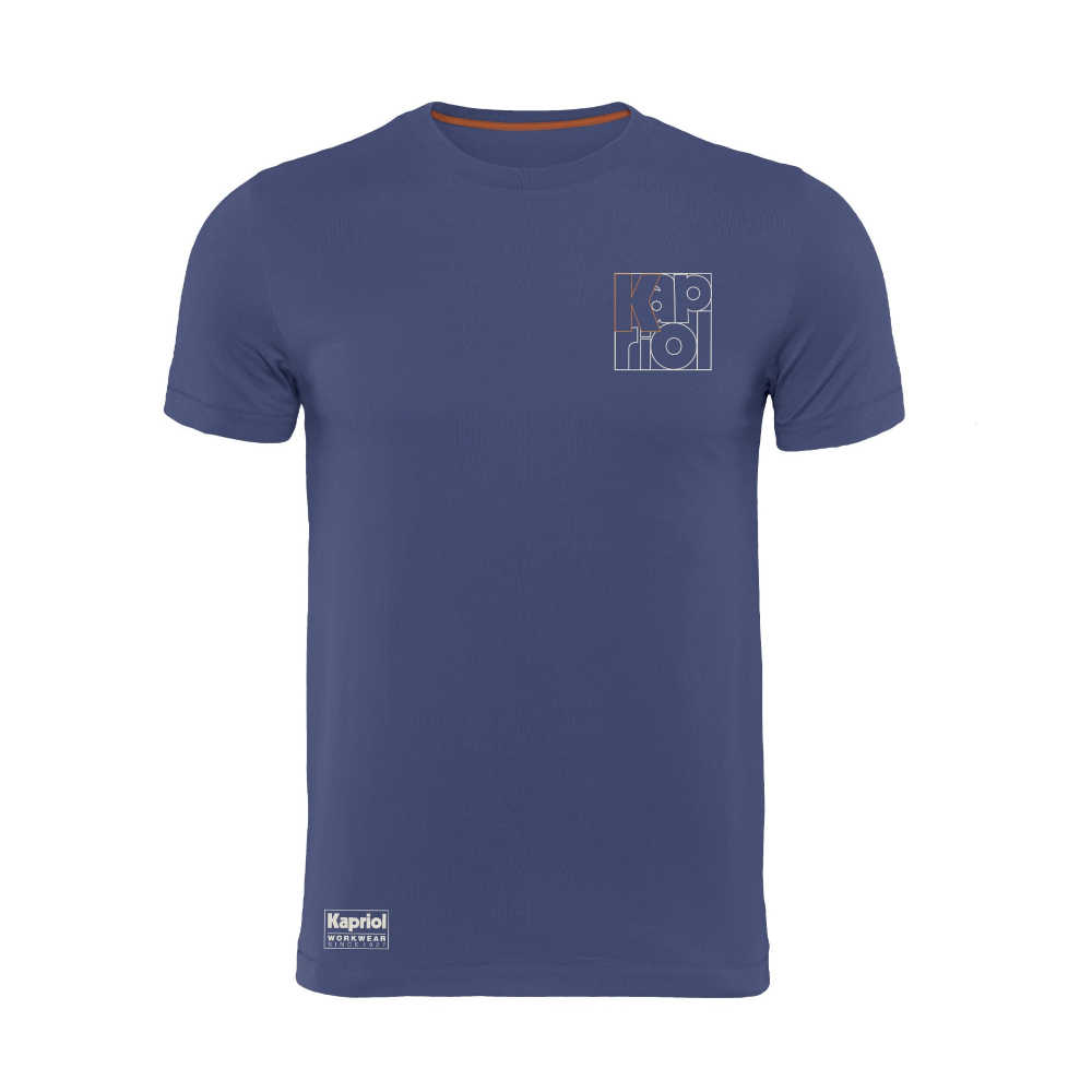 T-SHIRT ENJOY ROYAL BLEU - KAPRIOL