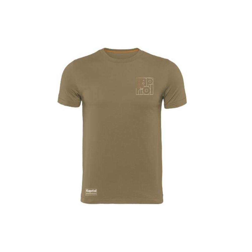 T-SHIRT ENJOY GRIS TAUPE - KAPRIOL