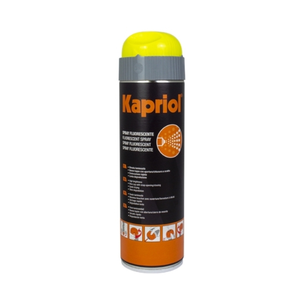 SPRAY FLUORESCENT JAUNE - KAPRIOL - 92522