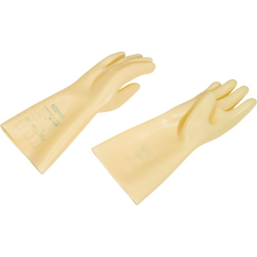 Gants d'électricien en latex naturel beige classe 3 RC T10 KS TOOLS - 112.1133