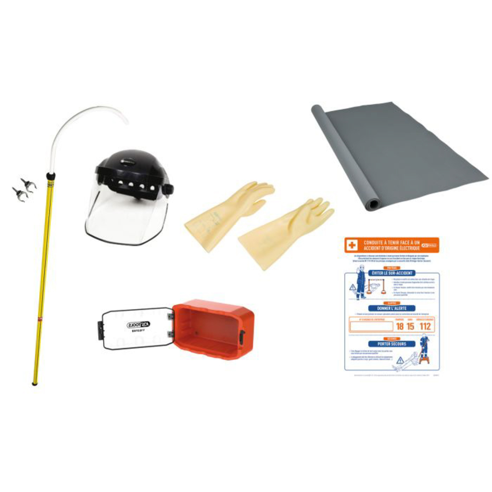 Kit de sauvetage mural pour intervention sur véhicules électriques ou hybrides KS TOOLS - 112.1436