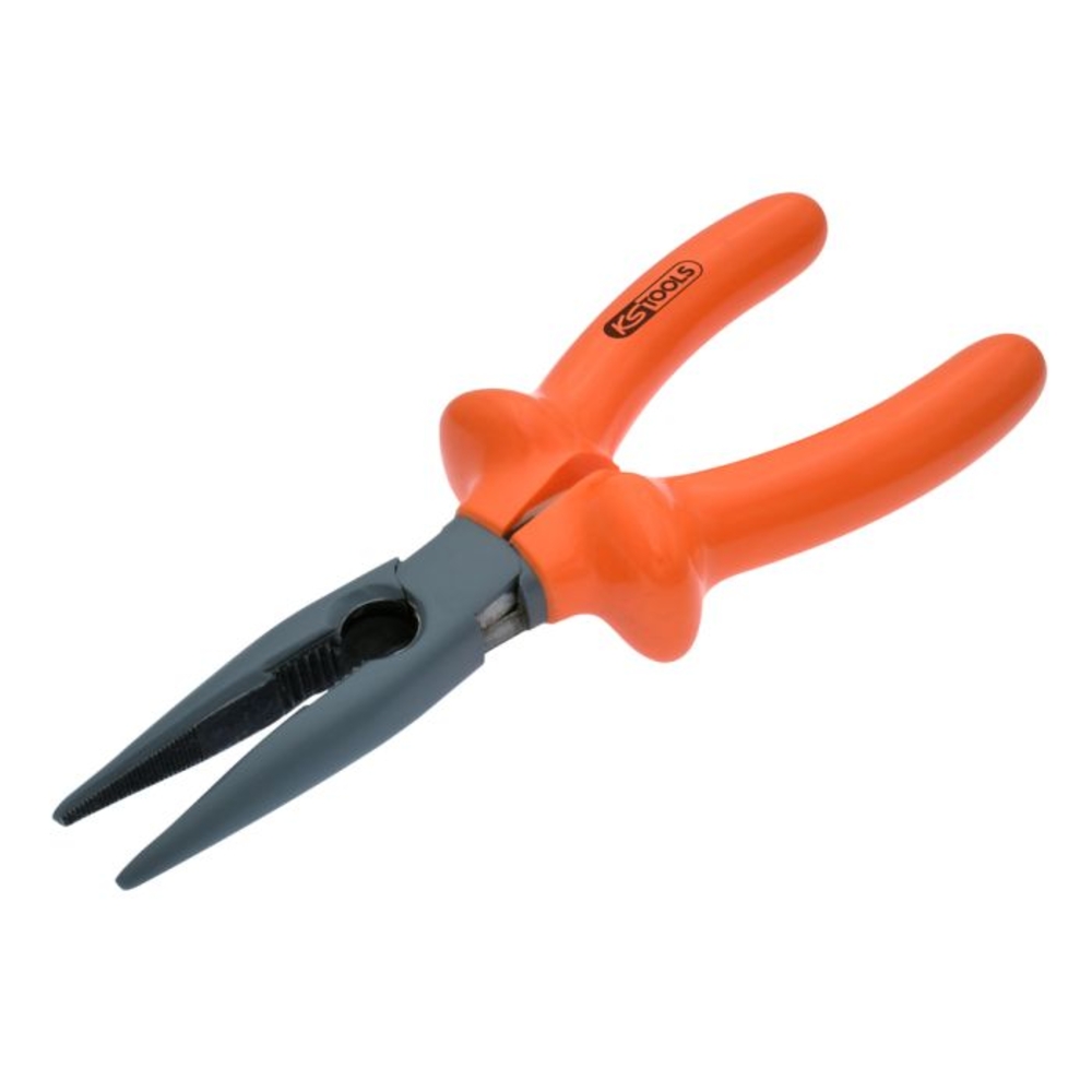 Pince à bec long demi-rond entièrement isolé 1000V L170 mm KS TOOLS - 112.1717