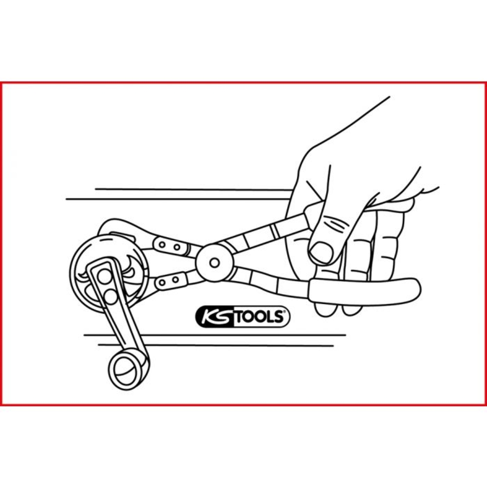 Pince pour ressorts de porte KSTOOLS - 1150994