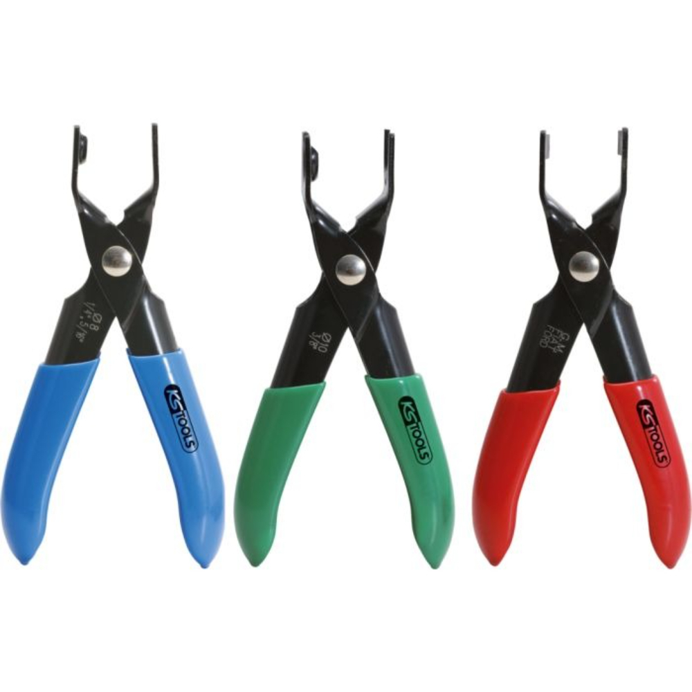 Jeu de 3 pinces pour conduites de carburant KS TOOLS - 115.1090