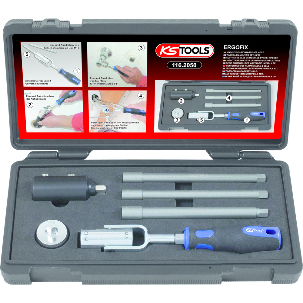Douille extra longue 9 mm - 182mm KS TOOLS - 116.2055