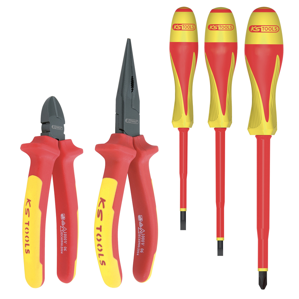Jeu de pinces ERGOTORQUE et tournevis isolés ULTIMATE KS TOOLS - 117.1106