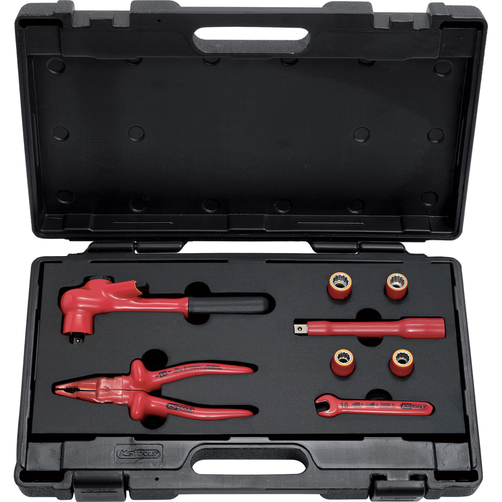 Coffret d'outils isolés pour véhicules électriques PSA - 8 pcs KS TOOLS - 117.1825