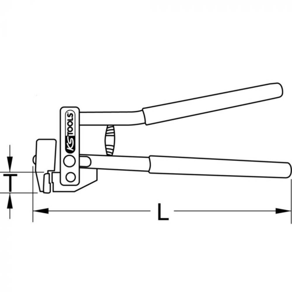 Pince à soyer automatique 280 mm KS TOOLS - 118.0058