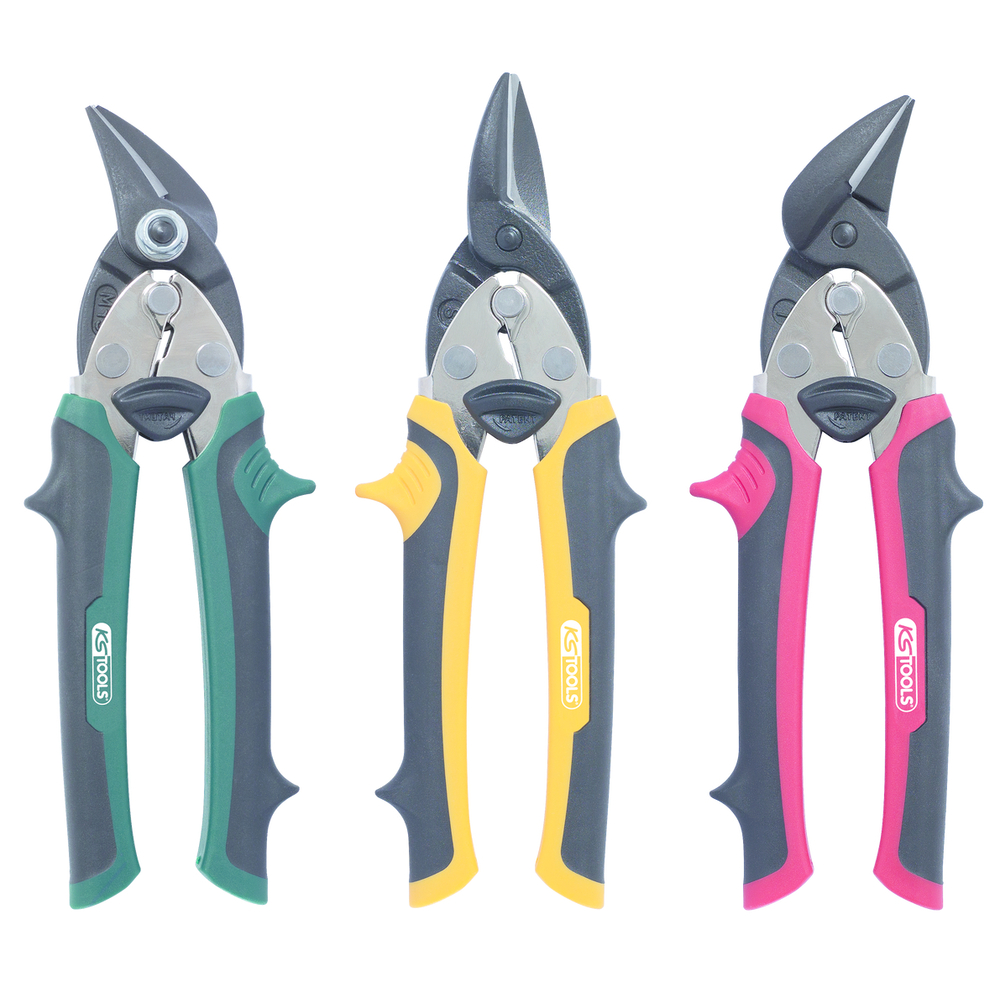 Kit de 3 cisailles à tôles - 3 pcs KS TOOLS - 118.0150