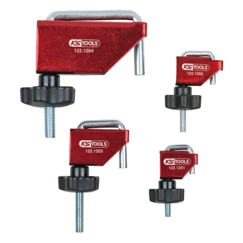 Jeu de pinces à clamper 4 pcs KS TOOLS - 122.1200