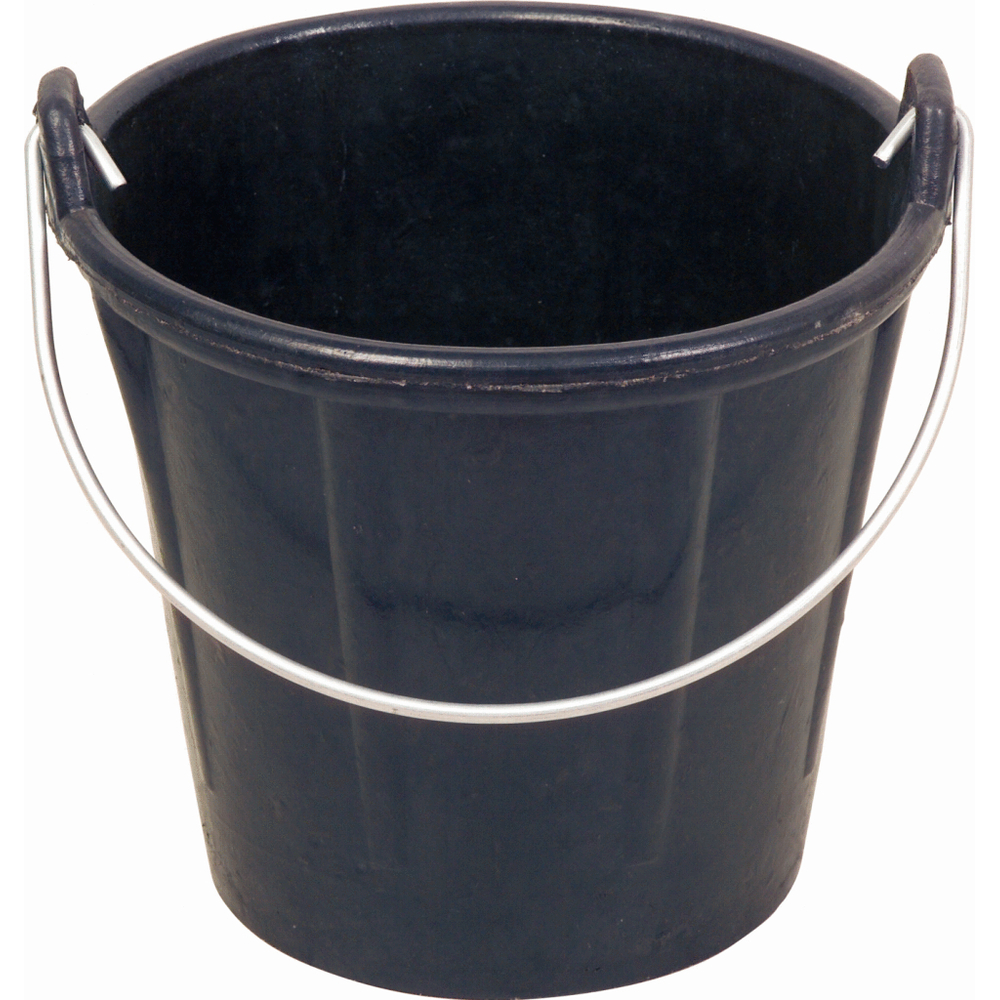 Seau caoutchouc synthétique noir - 11L KS TOOLS - 140.0037