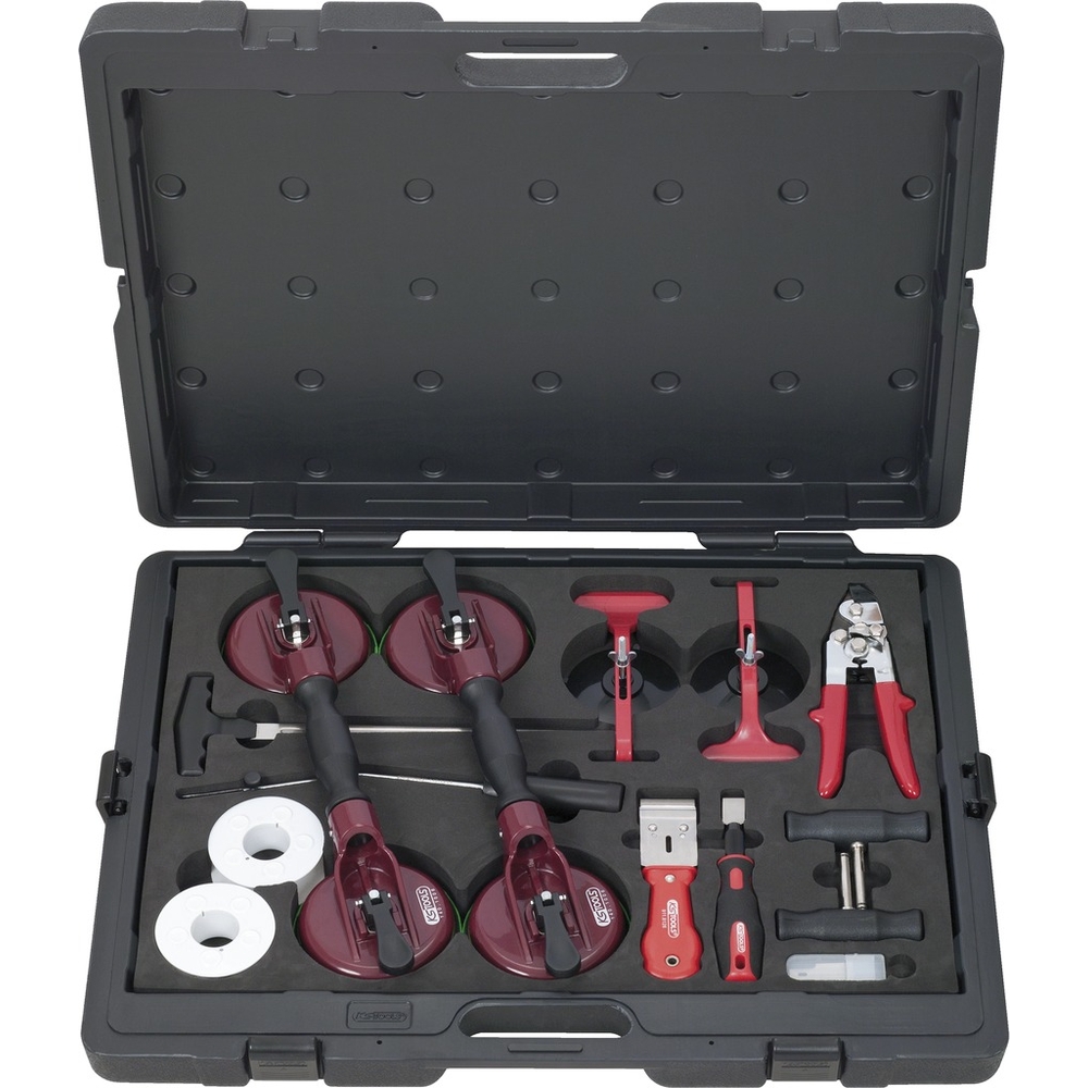 Kit de réparation de pare-brise 12 pcs KS TOOLS - 140.1065