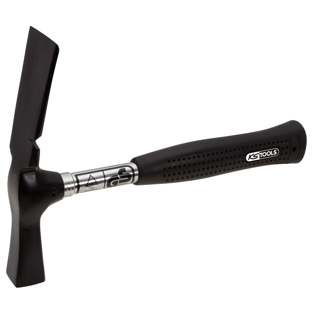 Martellette marseillaise 600g - panne large - manche acier tubulaire néoprène KS TOOLS - 140.2003