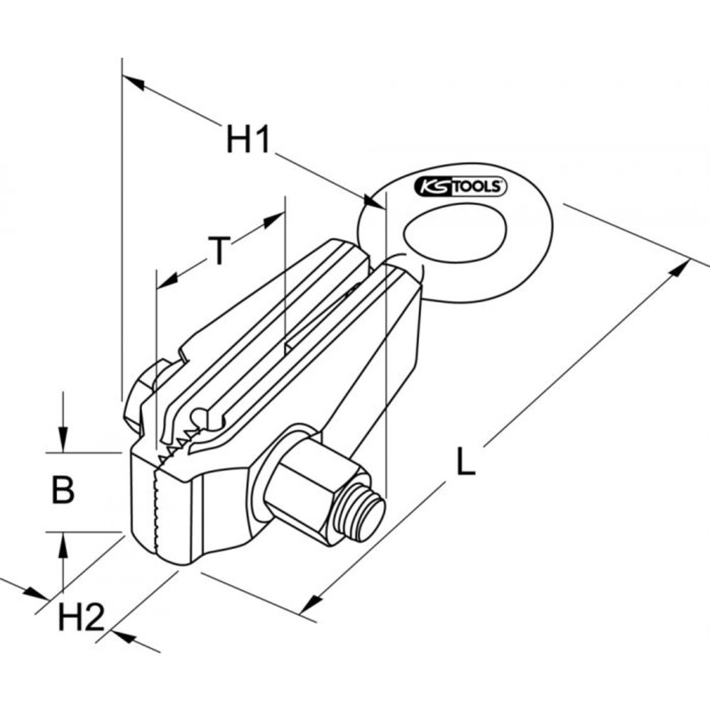 Pince de traction standard KS TOOLS - 140.2405