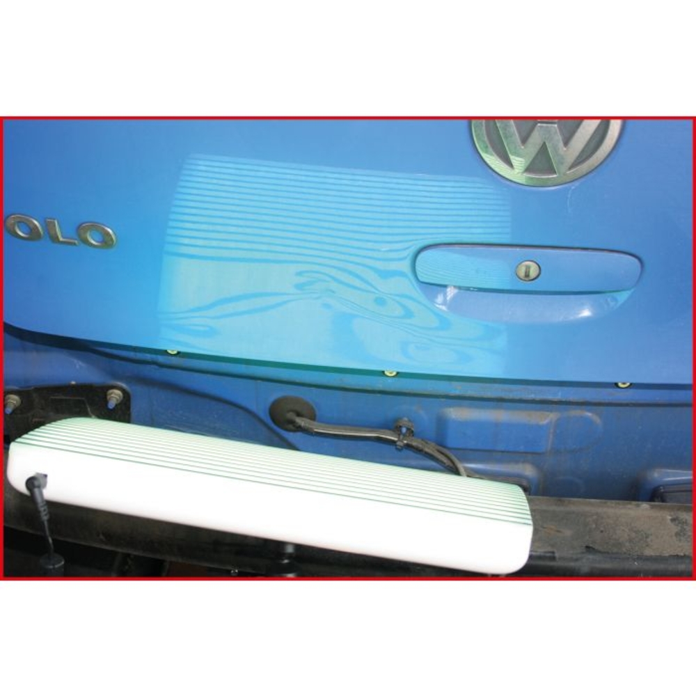 Miroir à bosses éclairé sur ventouse KS TOOLS - 140.2598