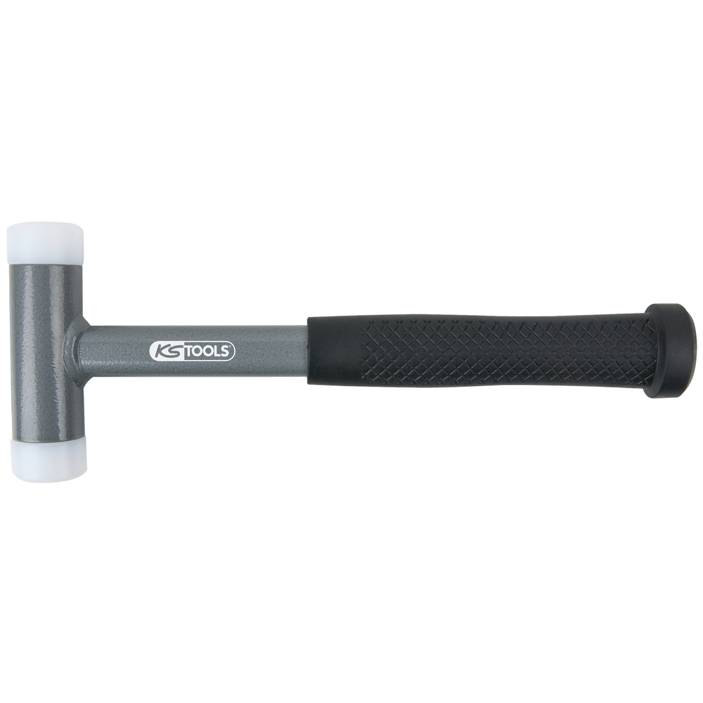 Maillet à embouts plastiques anti rebonds manche acier L 335 mm Diam. 60 mm KS TOOLS - 140.5277