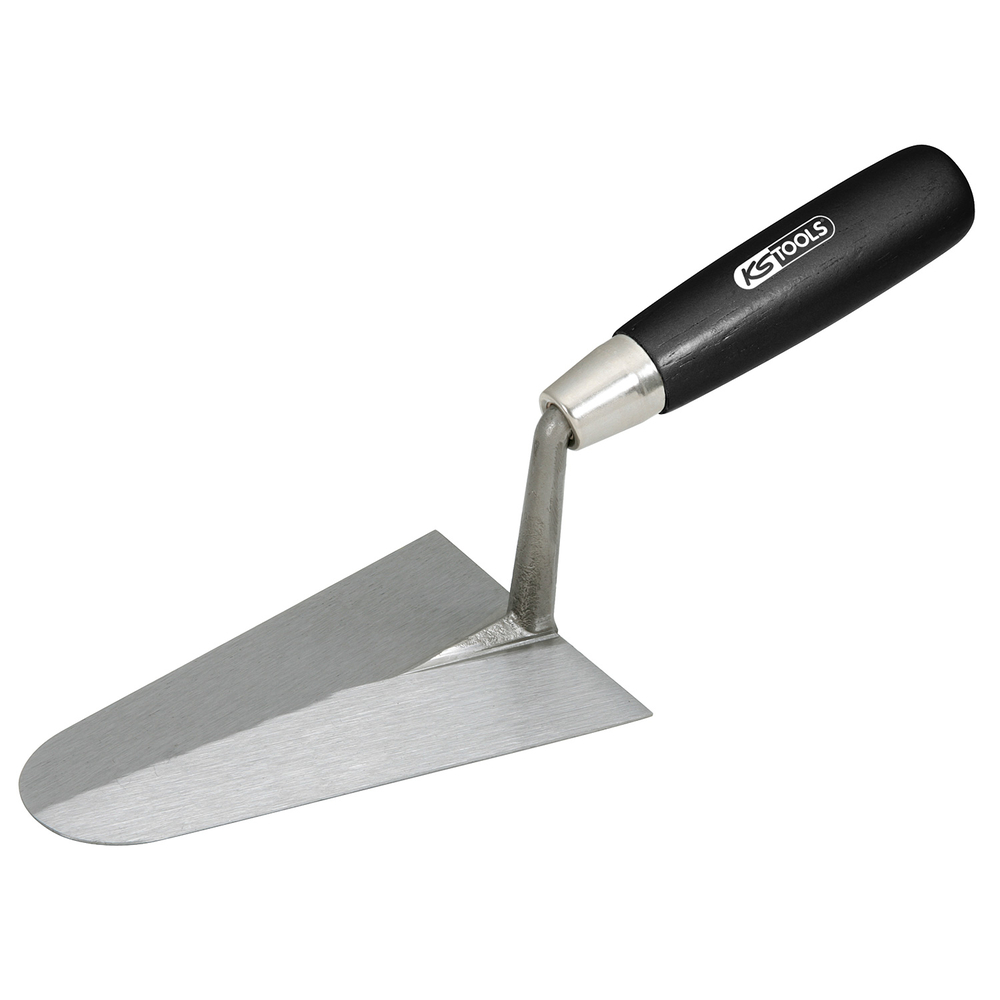 Truelle italienne ronde - lame acier - manche bois - 200 mm KS TOOLS - 144.0113