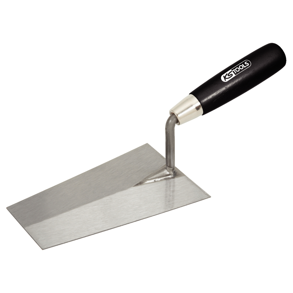 Truelle italienne carrée - lame acier - manche bois - 200 mm KS TOOLS - 144.0123