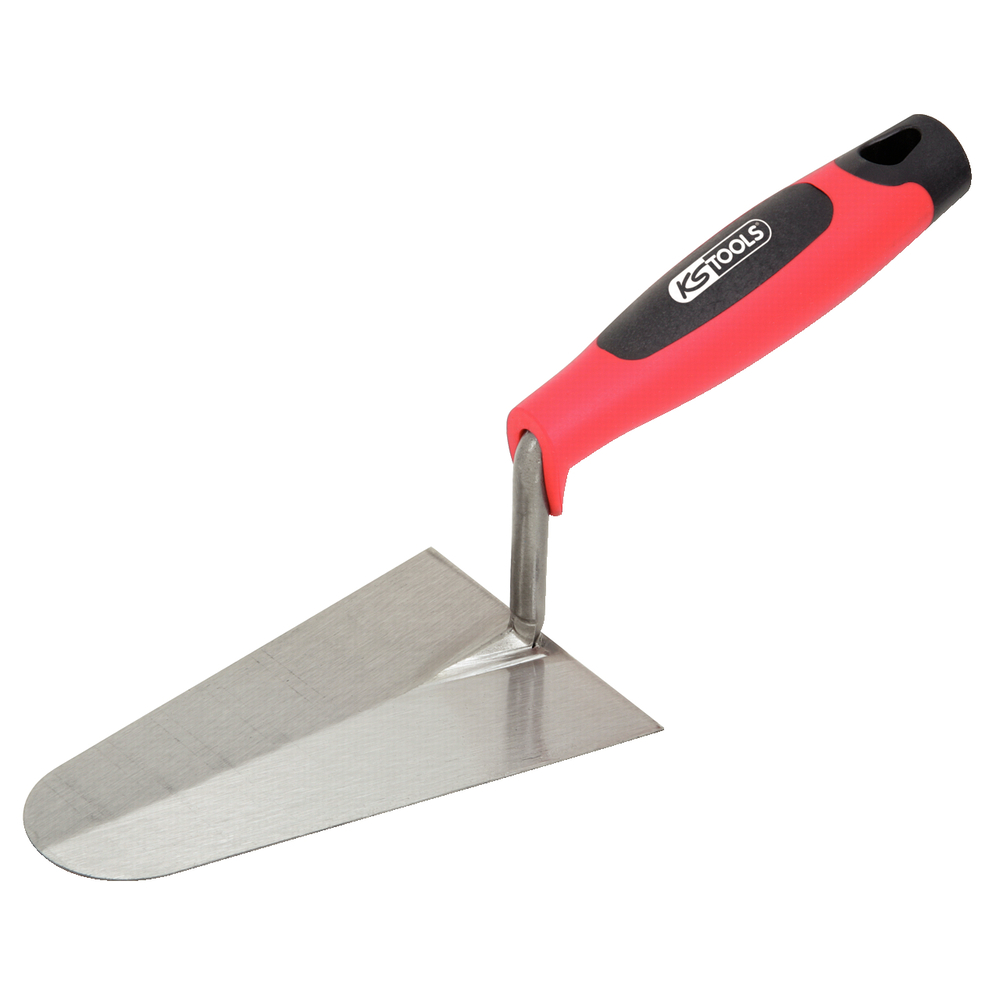 Truelle italienne ronde - lame acier - manche bi-composant - 200 mm KS TOOLS - 144.0213