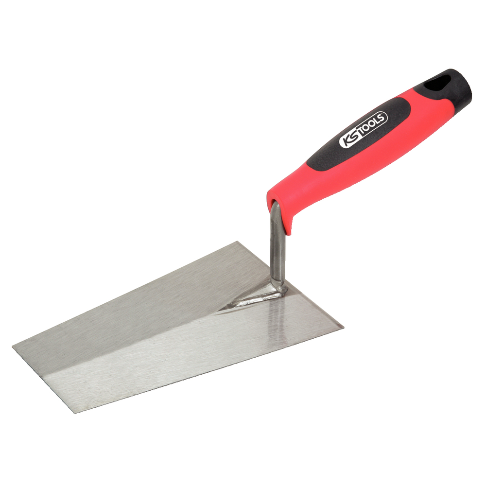Truelle italienne carée - lame acier - manche bi-composant - 180 mm KS TOOLS - 144.0222