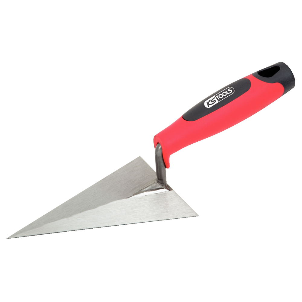 Truelle triangulaire - lame acier - manche bi-composant - 160 mm KS TOOLS - 144.0235